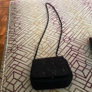 Beautiful Vintage black beaded purse